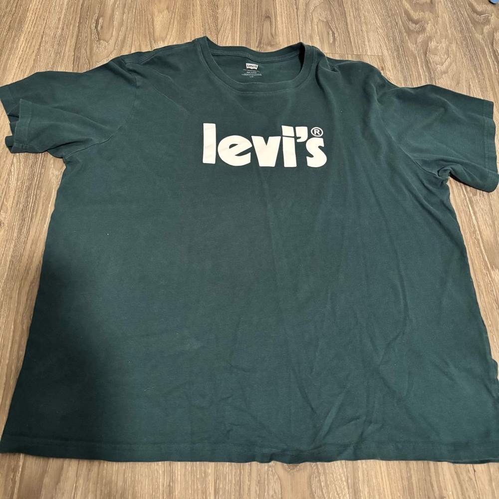 Levi's D Crew Neck T-Shirt with White Logo